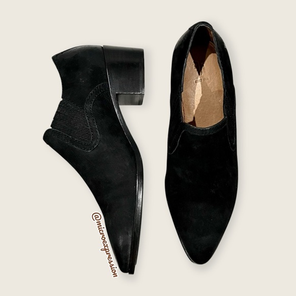 $339 Frye Eleanor Black Leather Western Shootie Everyday Casual Comfy Ankle Boot - Picture 16 of 16